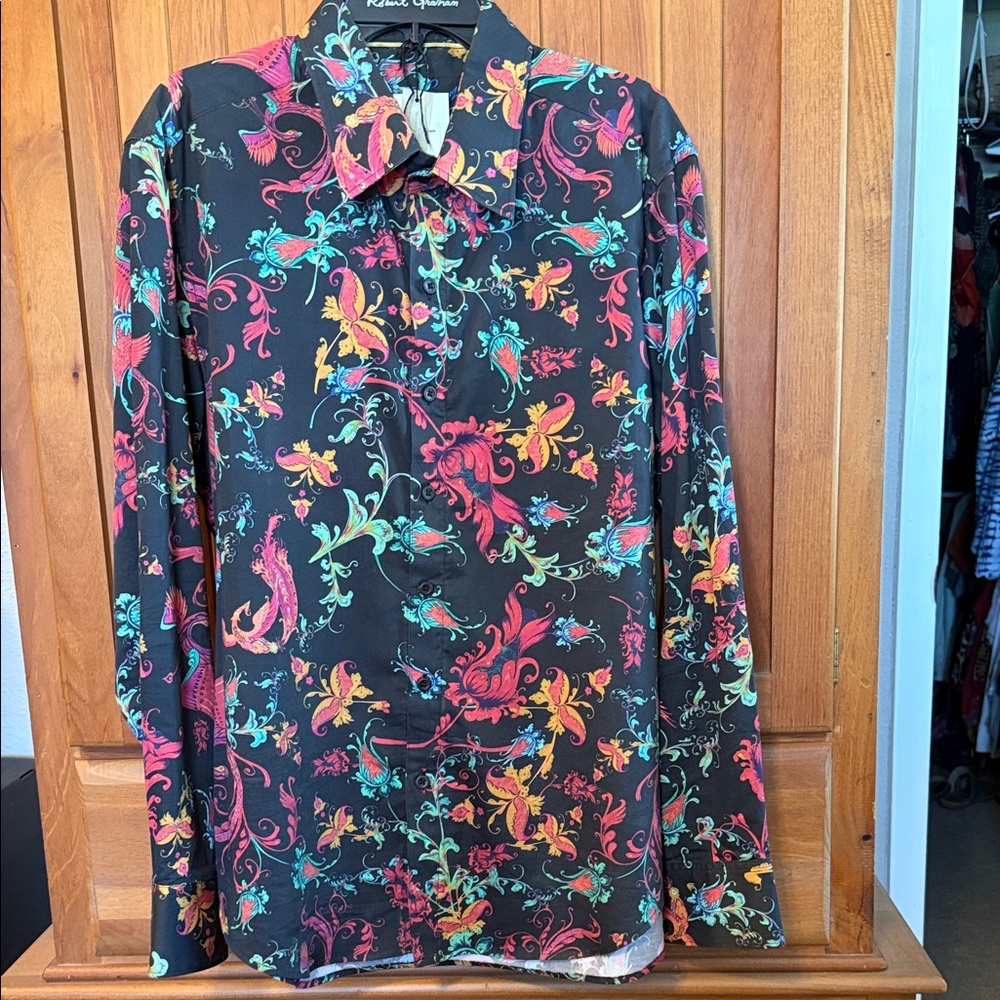 Robert Graham Sansone Multicolor Floral Shirt